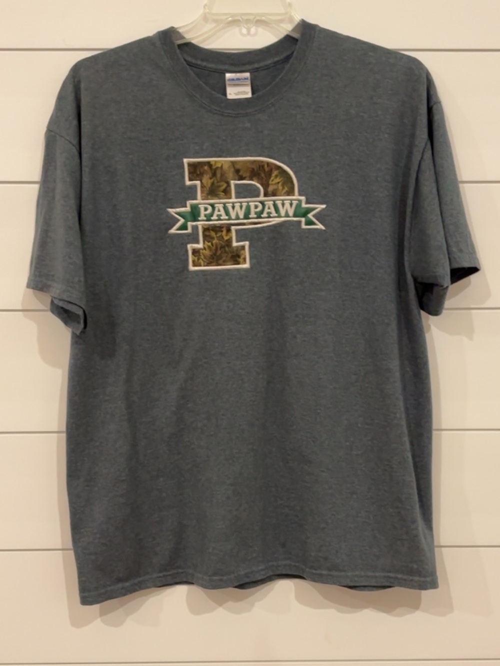 Gray 'Pawpaw' Graphic Short Sleeve Tee